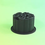 Silicone Mold, 3D Love Heart Pattern Cylinder Baking Mould for Mousse Cake, Fondant, Soap, Ice Cream, Chocolate, Candy, Non-Stick Easy Release BPA Free Food Grade Silicone Molds (B_ Love Heart)