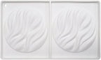mostsom Silicone Molds Baking Mold for Mousse Cake, Silicone Mold for Chocolate, French Dessert Mold for Pastry Chocolate, Reusable Non-Stick Easy Release Baking Molds (D_ Round Wave)