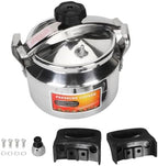 Pressure Cooker, Explosion Proof Stovetop Pressure Cooker with Double Bottom Canning Pot for Gas Stove Induction Cooker (4L)