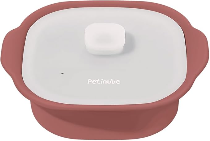 Silicone Multi-Steamer Made in Korea Microwave Steamer for Cooking & Reheating –BPA-Free Flexible & Durable (Maple Red, 40.58 fl oz)