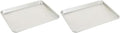 Chigcago Metallic Recyled Aluminum Medium 10x15 Baking Sheet, Made From Recylced Aluminum, Perfect For Roasting Vegetables, Baking Cookies, Making One Sheet Meals (Pack of 2)