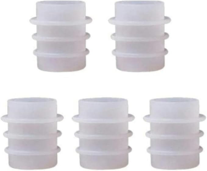 5Pcs White Bottle Stopper Silicone Mold, Crystal Epoxy Wine Stopper, Reusable Beverage Stoppers, Cork Cover, Bar and Wine Tools, Pourers