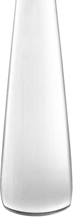 Amazon Basics 20-Piece Stainless Steel Flatware Set with Square Edge, Dishwasher Safe, Simple Design, Service for 4, Silver