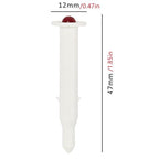 4 Pcs Turkey Temperature Meters, High-Temperature Resistance Meat Thermometer Turkey Temperature Poppers, Pop-Up Picnic Barbecue Thermometers Timers for Kitchen Outdoor
