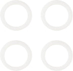 4 Pack Gasket Seal Rings for Bialetti Moka Express Dama 3/4 Cups-Food Grade Silicone Gaskets, Replacement Silicone Sealing Rings-Aluminium Stovetop Coffee Maker Pot Accessories