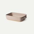 Mora Ceramic Baking Dish with Handles For Casserole, Lasagna, Gratin, Broiling, Roasting, and Baking. Large 9x13 in Pan, Extra Deep - Porcelain Serving Bakeware from Oven to Table. Freezer Safe - Mushroom