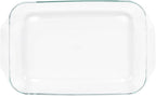 Pyrex 234 4qt Basics Glass 3.79L Baking Dish - Made in the USA