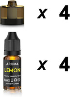 Cocktail Bubble Smoke Gun Accessories, 10 ml, Includes 4 Contains, 4 Aromatic Flavor Oils, Lemon Flavor