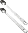 2PCS 1/5 Teaspoon(1/5tsp, 1ml) Single Tiny Measuring Spoon, Small Individual Stainless Steel Measure Spoons Only