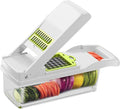 Unomor One Kitchen Tool Slicer Chopper Grater Shredder for Fruits Veggies Safe Handle Storage Case