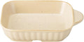 Santo 18641 Banko Ware Heat-Resistant Toaster Plate, S, Approx. 6.7 x 5.1 inches (17 x 13 cm), Direct Fire, Microwave Oven, Oven, Made in Japan