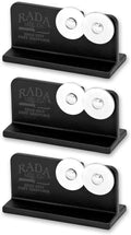 Rada Cutlery Quick Edge Knife Sharpener (R119), 3.5" x 2", Stainless Steel Wheels, Pack of 3