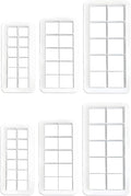6Pcs White Square Cookie Cutter Set, Geometric Multicutter Cake Fondant Cutter,3 Size Square Biscuit Cutters Cake Decorating Use Safety Easy to Store,Cookie Cutters Baking Tools and Accessories
