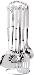 Ceramic Handles Cooking Tool Set steel Kitchen Utensils set of cookers Shovels Spoons Strainer(D)