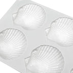 Cake Mold Shell Shaped Silicone Baking Cookie Biscuit Mold DIY Bakeware Pan Mould Kitchen Accessories (Shell J_11.8 X6.8 X1 inch)