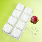 mostsom Honeycomb Molds Silicone Non-Stick Rabbit Cookie Mold Diy Rose Flower Chocolate Mould Used for Jelly, Candy,Biscuits (I_11.6x6.8x2.4 inch)