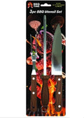3 Piece Grilling Barbecue Tool Utensil Set.