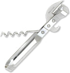 Chef Craft Select 3-in-1 Can Opener, 6 inches in length, Stainless Steel