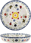 Pie Pans, 11 Inches Ceramic Quiche Pans, Round Pie Tins for Pie, Pizza, Cake, Dinner, Banquet,Oven Safe