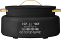 10 in 1 Electric Multi Cooker 6 Quart Nonstick Programmable Kitchen Cooker Black