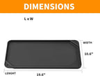 4396096RB Replacement Griddle for Whirlpool Stove Parts, W10297135 Cast Iron Plate for Maytag, Kitchenaid, Jenn Air, Amana, Gourmet Gas Range Cooktop Parts Burner Pan 1 Pcs