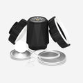 MEGAWISE Handheld Vacuum Sealer for Mason Jars, Compatible with Regular and Wide Mouths, Includes 6 Jar Lids & Accessory Hose