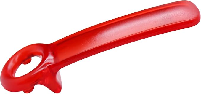 1 Pack Red Jar-key Jar Opener The Original Easy Use by Anyone (Transparent)