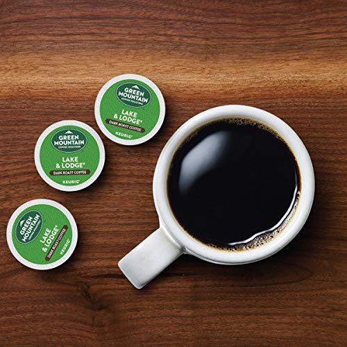 Green Mountain Coffee Roasters Lake & Lodge Keurig Single-Serve K-Cup pods, Medium Roast Coffee, 24 Count