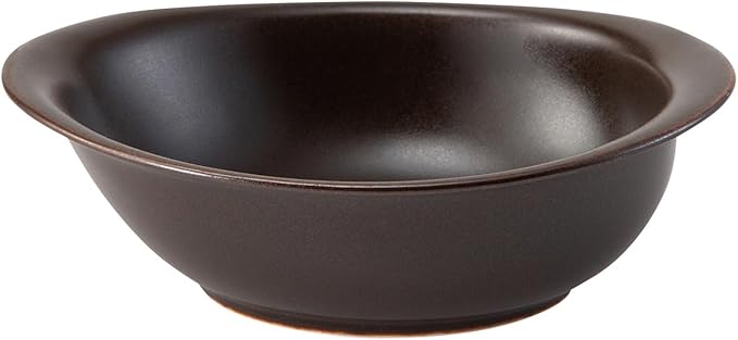 Hasamiyaki 37661 Au Gratin Dish, Heat Resistant Ceramic, Capacity: Approx. 8.5 fl oz (250 ml), Ovenware, Brown, Microwave Safe, Dishwasher Safe, Oven Safe