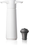 Vacu Vin Original Wine Saver with 1 Vacuum Bottle Stoppers – White Wine Preserver Pump for Red or White Wine – Manual Air Remover System – Airtight Seal – Keep Wine Fresh Longer