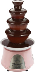 Chocolate Fountain Machine - 4 Tier Electric Chocolate Fondue Fountain Machine for Parties - Melts Cheese, Queso, Candy, and Liqueur - Dip Strawberries, Apple Wedges, Vegetables, and More