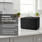 Heavy Duty Convection Oven Cover for Breville BOV900BSS Smart Oven Air Fryer Pro,16.54"Dx21.46"Wx12.4"H, 600D Heat-Resistant Nylon w/Aluminum Foil, Waterproof Dustproof toaster oven Protector