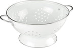 Calypso Basics by Reston Lloyd Powder Coated Enameled Colander, 3 Quart, White,80300