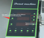Kolice Commercial 2600pcs/hour Mini 6 Rows Donuts Machine, Doughnut Maker, Frying Donuts Maker, Mini Donut Maker, Street Food Snack Food Equipment