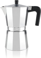 12 Cup Stovetop Espresso Maker Italian Moka Pot, Stove Top Cuban Coffee Maker, Greca Mocha Pot(Basic, 20 oz/600ml)