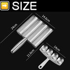 Quadruple Rice-meat dumplings Maker Tool, 304 stainless steel rice-meat dumplings stick, easy to make rice-meat dumplings, kitchen rice-meat dumplings making tool for cooking and baking