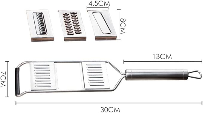 Multifunctional Peelers，Vegetable slicer,Hanging Grater Peeler Kitchen Accessories Slicer 304 Stainless Steel Peeling Tool Machine for Household Kitchen Fruits and Vegetables Kitchen Gadgets (Silver)