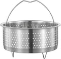 DOITOOL Stainless Steel Steamer Basket for Pot, 7.87inch/20cm Vegetable Steamer Basket Insert Steaming Rack with Handle, Vegetables Fruit Strainers and Colanders for Home Kitchen Cooking