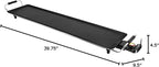 MegaChef Extra Long Electric Grill with Removable Drip Tray, Non-Stick Coating & Adjustable Temperature Control, Versatile Small Kitchen Appliance (35 Inch Grill)