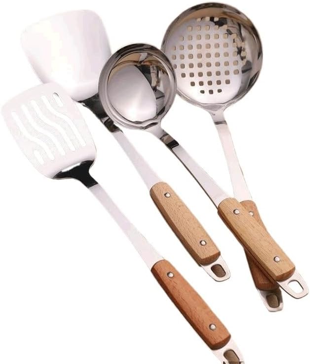 Stainless Steel Kitchen Tools Cooking Set Spatula Shovel Soup Spoon Accessories Baking