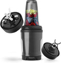 Promixx MiiXR X7 Personal Blender for Shakes and Smoothies - with Performance Nutrition Protein Mixer X-Blade and Shaker Bottle Agitator, Smoothie Blender/Maker, Highly Efficient (7 Piece Set)