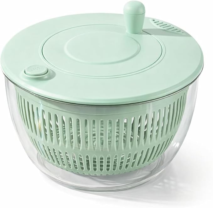 Salad Spinner 7‑Piece Multifunction Set – Lettuce Spinner, Vegetable Washer, Salad Chopper, Slicer, Shredder & Grater – Salad Bowl with Lid & All‑in‑One Kitchen Gadget for Easy Prep