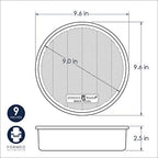 Nordic Ware Prism 9-Inch Round Cake Pan, 2-Pack, Natural