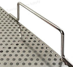 Sunrise Stainless Steel Fryer Screen with Handles (Solid Screen) (3, 17.5" x 17.5" x 2")