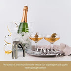 Champagne Bottle Opener, Zinc Alloy Sparkling Wine Cork Puller, Bar Jar Cork Puller Champagne Corkscrew, Multifunctional Bottle Opener, Gift for Wine Lovers(COLOR:A)