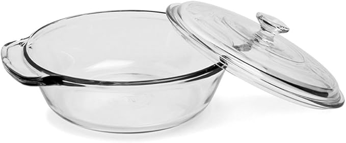 Anchor Hocking 2 quart Glass Casserole Dish, Clear