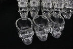 Kitchen & Dining Entertaining Glassware Drinkware Old Fashioned Glasses Skull Cup for Serving Scotch Whiskey Mixed Drinks (4)