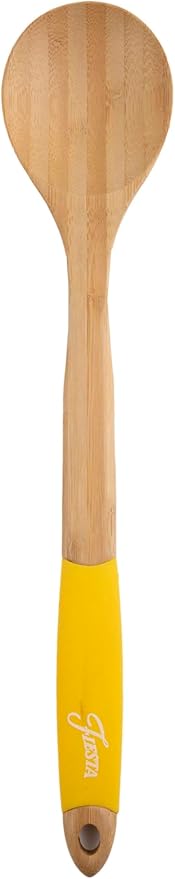 Cambridge 6384X9FSTAN94 Fiesta Bamboo 5-Piece Silicone Utensil Set