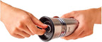 Kuhn Rikon Epicurean Adjustable Ratchet Grinder with Ceramic Mechanism for Salt, Pepper and Spices, 8.5 x 2.75 inches, Stainless Steel