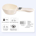 Digital Measuring Spoon, 2025 Food Measuring Scoop Scale 800g / 0.1g High Precision with LCD Screen,Household Weighing Scoop for Kitchen and Dog Cat Food (3)